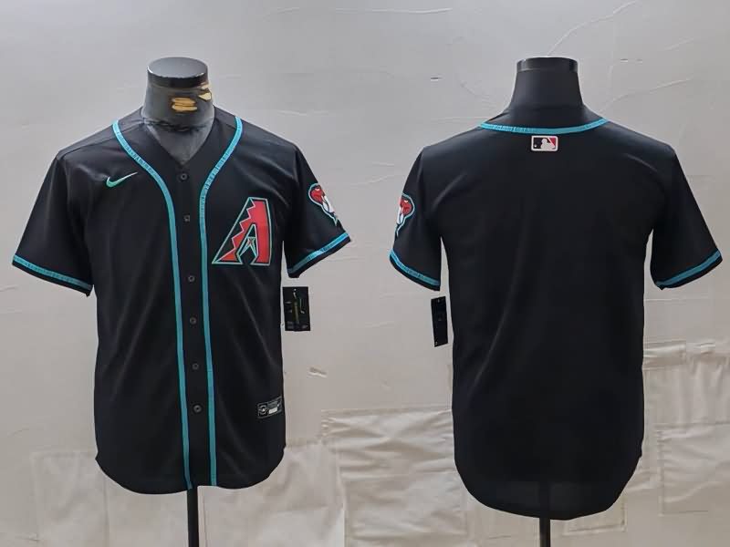 Arizona Diamondbacks Black MLB Jersey 03 Arizona Diamondbacks Black MLB Jersey 03