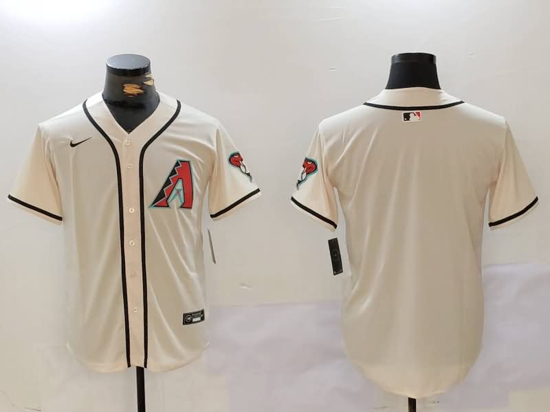 Arizona Diamondbacks Cream MLB Jersey 02 Arizona Diamondbacks Cream MLB Jersey 02