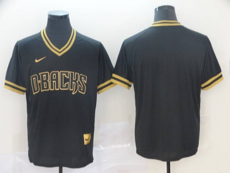 Arizona Diamondbacks Black Gold Retro MLB Jersey Arizona Diamondbacks Black Gold Retro MLB Jersey
