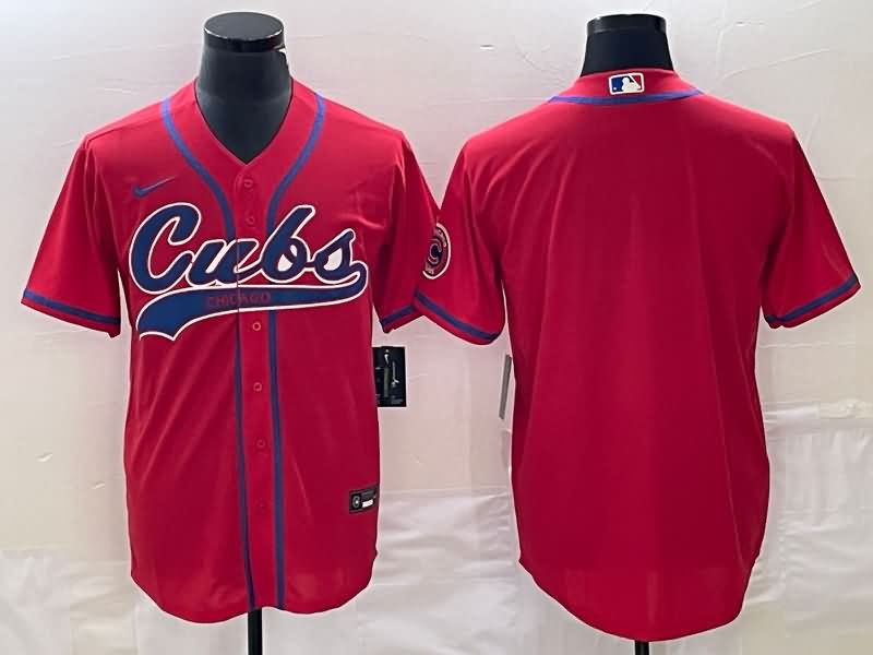 Chicago Cubs Red MLB Jersey Chicago Cubs Red MLB Jersey