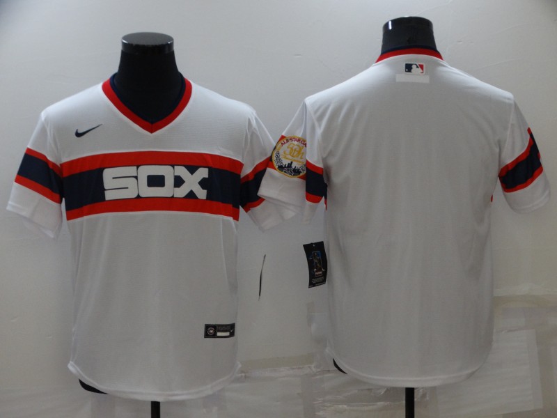 Chicago White Sox Whtie Retro MLB Jersey 02 Chicago White Sox Whtie Retro MLB Jersey 02