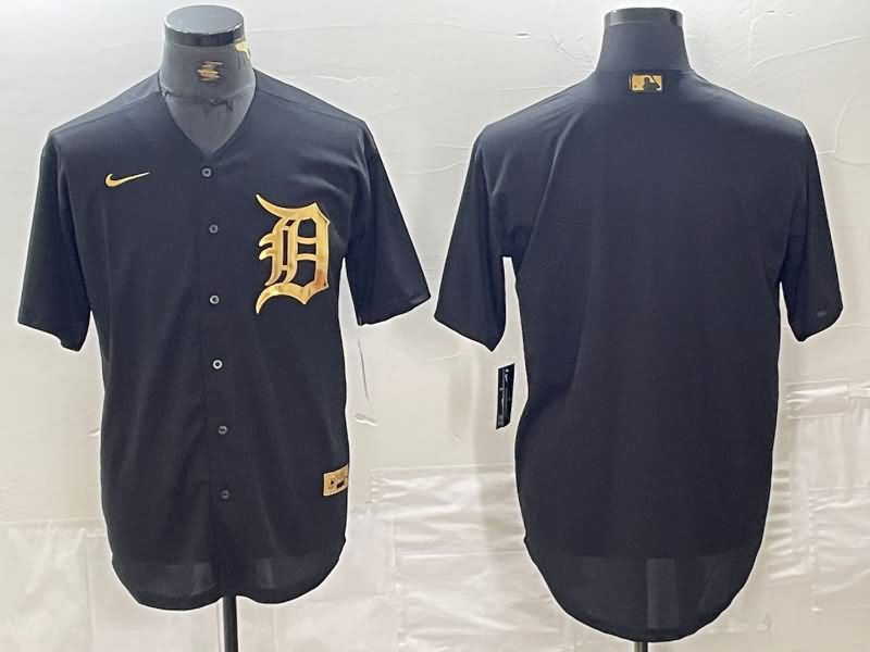 Detroit Tigers Black Gold MLB Jersey Detroit Tigers Black Gold MLB Jersey
