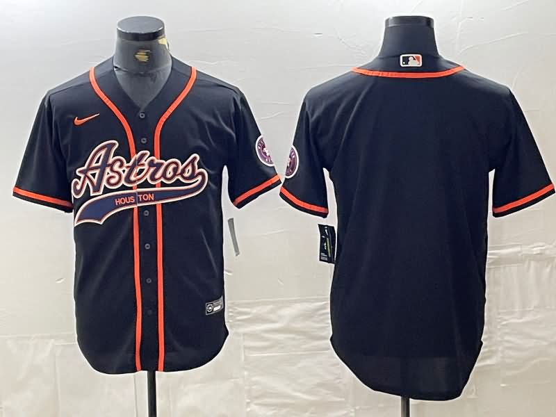 Houston Astros Black MLB Jersey 06 Houston Astros Black MLB Jersey 06