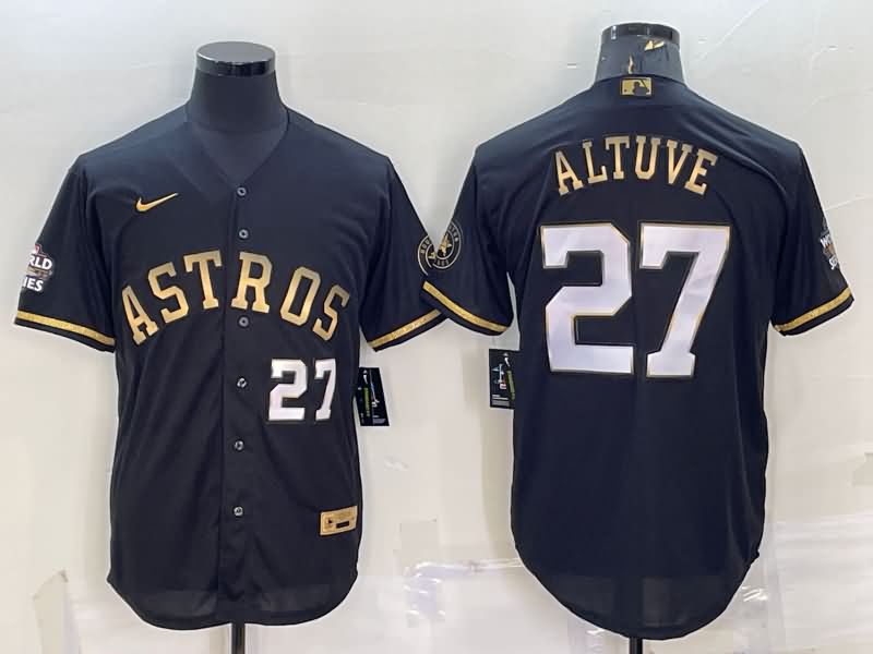 Houston Astros Black Gold MLB Jersey Houston Astros Black Gold MLB Jersey