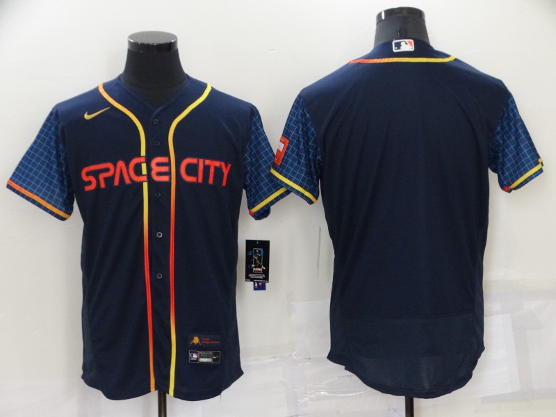 Houston Astros Dark Blue Elite MLB Jersey Houston Astros Dark Blue Elite MLB Jersey