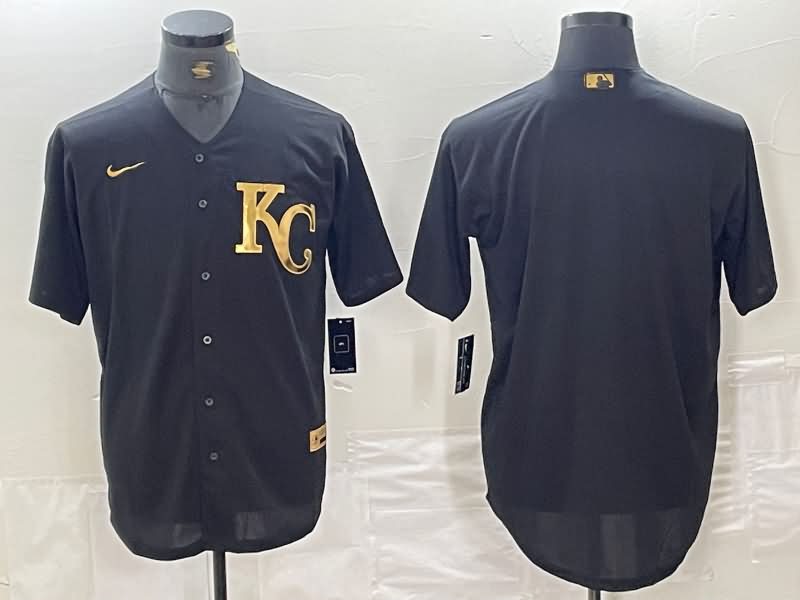 Kansas City Royals Black Gold MLB Jersey Kansas City Royals Black Gold MLB Jersey