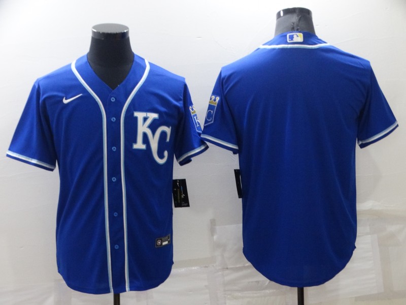 Kansas City Royals Blue MLB Jersey 02 Kansas City Royals Blue MLB Jersey 02