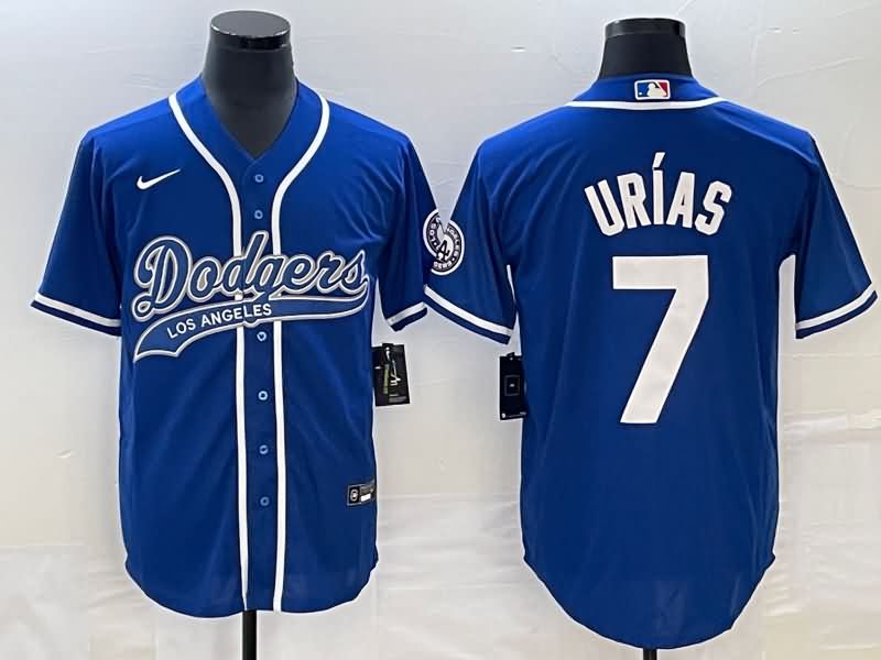 Los Angeles Dodgers Blue MLB Jersey 05 Los Angeles Dodgers Blue MLB Jersey 05