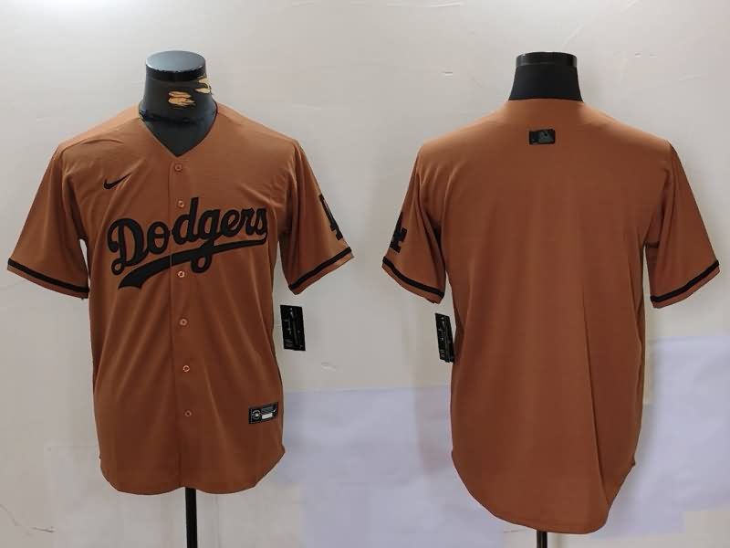 Los Angeles Dodgers Brown MLB Jersey Los Angeles Dodgers Brown MLB Jersey