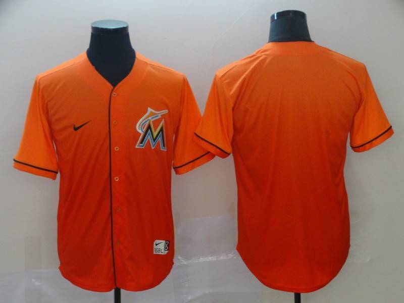 Miami Marlins Orange Fashion MLB Jersey Miami Marlins Orange Fashion MLB Jersey