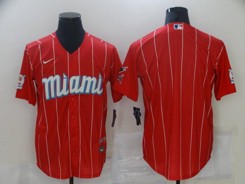 Miami Marlins Red MLB Jersey Miami Marlins Red MLB Jersey