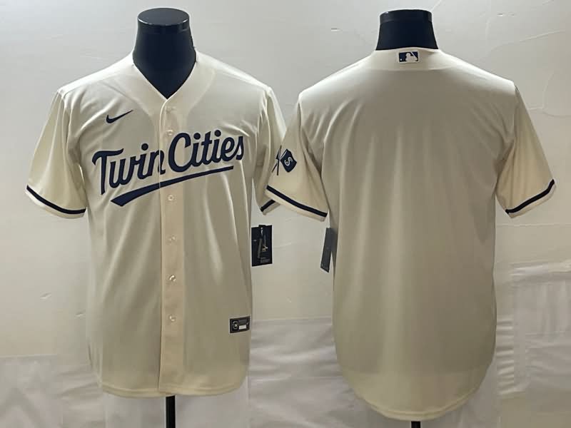 Minnesota Twins Cream MLB Jersey Minnesota Twins Cream MLB Jersey