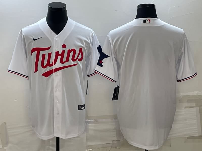 Minnesota Twins White MLB Jersey 02 Minnesota Twins White MLB Jersey 02