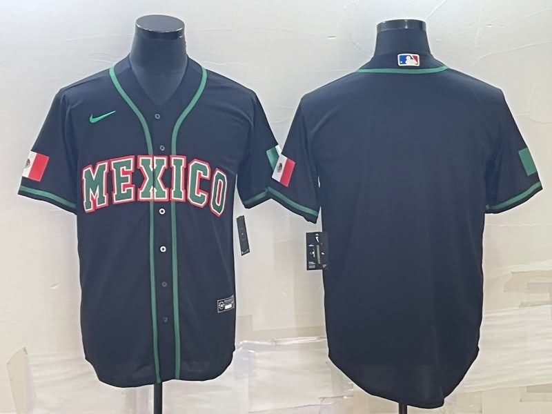 Mexico Black Baseball Jersey Mexico Black Baseball Jersey
