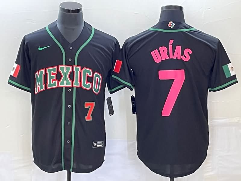 Mexico Black Baseball Jersey 05 Mexico Black Baseball Jersey 05