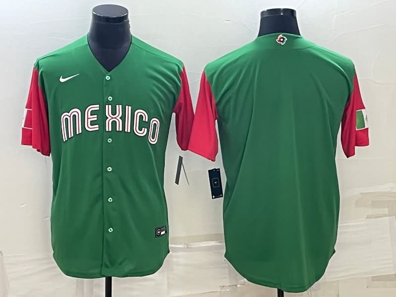 Mexico Green Baseball Jersey 02 Mexico Green Baseball Jersey 02