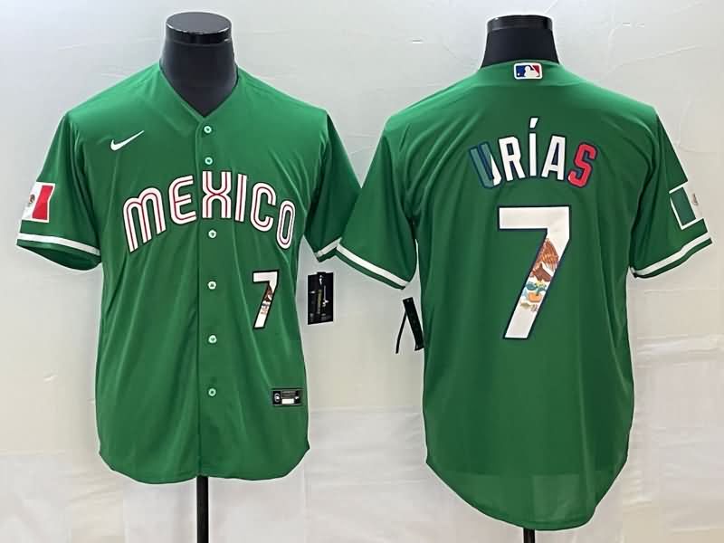 Mexico Green Baseball Jersey 03 Mexico Green Baseball Jersey 03