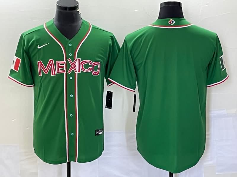 Mexico Green Baseball Jersey 05 Mexico Green Baseball Jersey 05