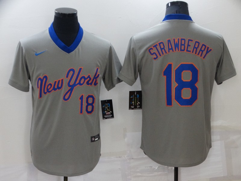 New York Mets Grey Retro MLB Jersey New York Mets Grey Retro MLB Jersey