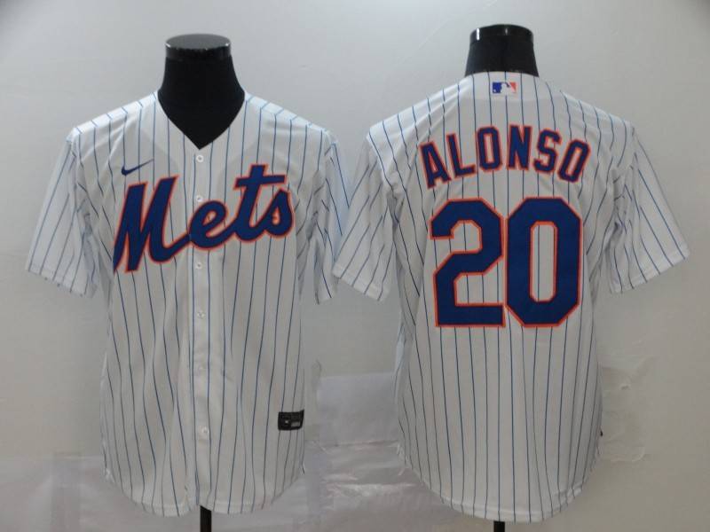 New York Mets White MLB Jersey