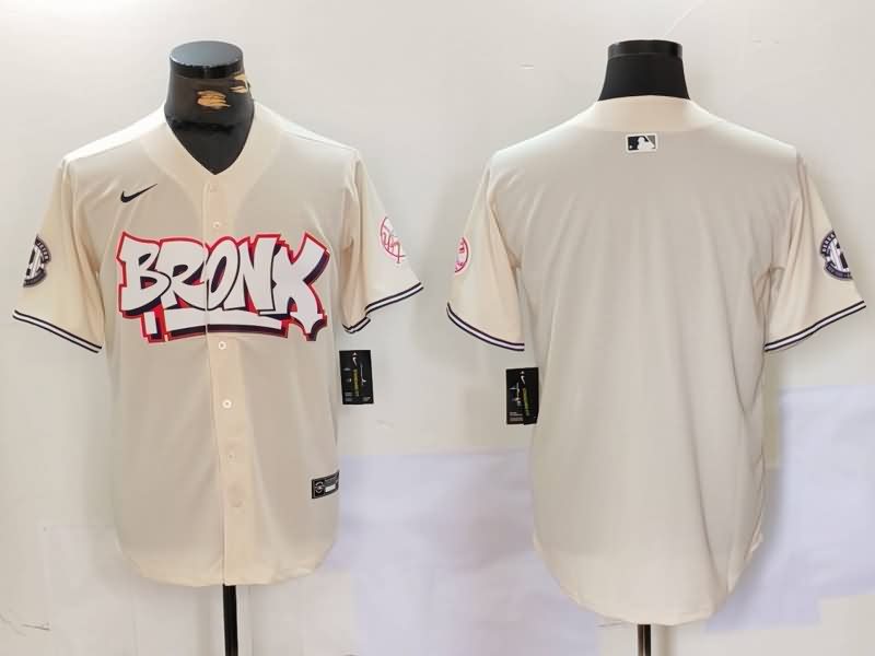 New York Yankees Cream MLB Jersey