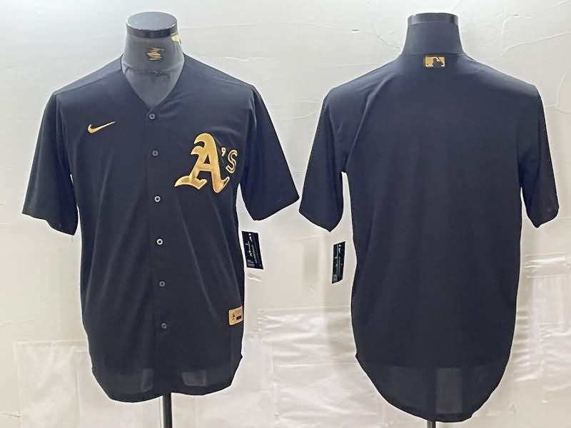 Oakland Athletics Black Gold MLB Jersey Oakland Athletics Black Gold MLB Jersey