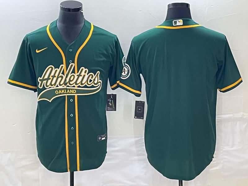 Oakland Athletics Green MLB Jersey 03 Oakland Athletics Green MLB Jersey 03