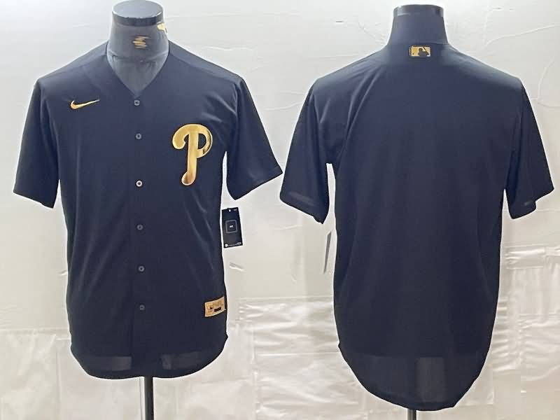 Philadelphia Phillies Black Gold MLB Jersey Philadelphia Phillies Black Gold MLB Jersey