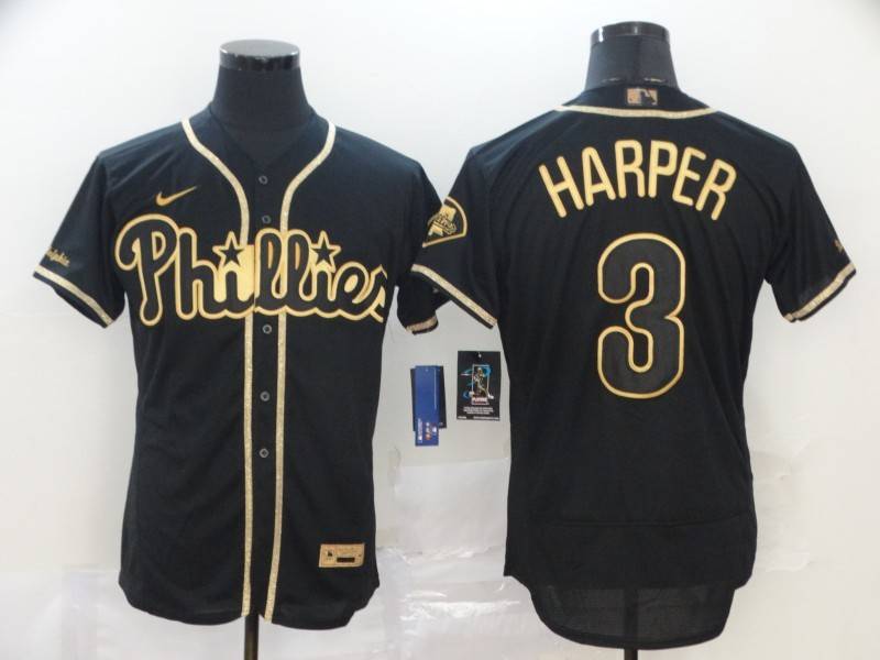Philadelphia Phillies Black Gold Elite MLB Jersey Philadelphia Phillies Black Gold Elite MLB Jersey