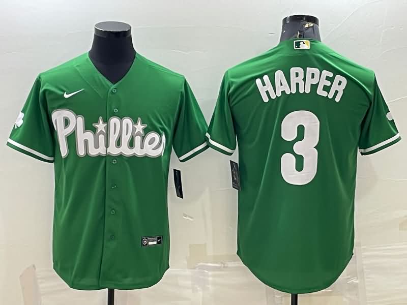 Philadelphia Phillies Green Fashion MLB Jersey Philadelphia Phillies Green Fashion MLB Jersey