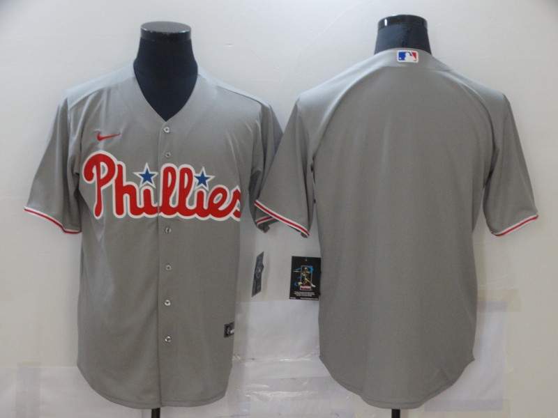 Philadelphia Phillies Grey MLB Jersey Philadelphia Phillies Grey MLB Jersey