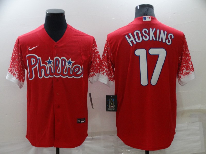 Philadelphia Phillies Red MLB Jersey 02 Philadelphia Phillies Red MLB Jersey 02
