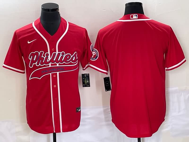 Philadelphia Phillies Red MLB Jersey 03 Philadelphia Phillies Red MLB Jersey 03