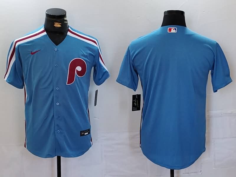 Philadelphia Phillies Light Blue Retro MLB Jersey Philadelphia Phillies Light Blue Retro MLB Jersey