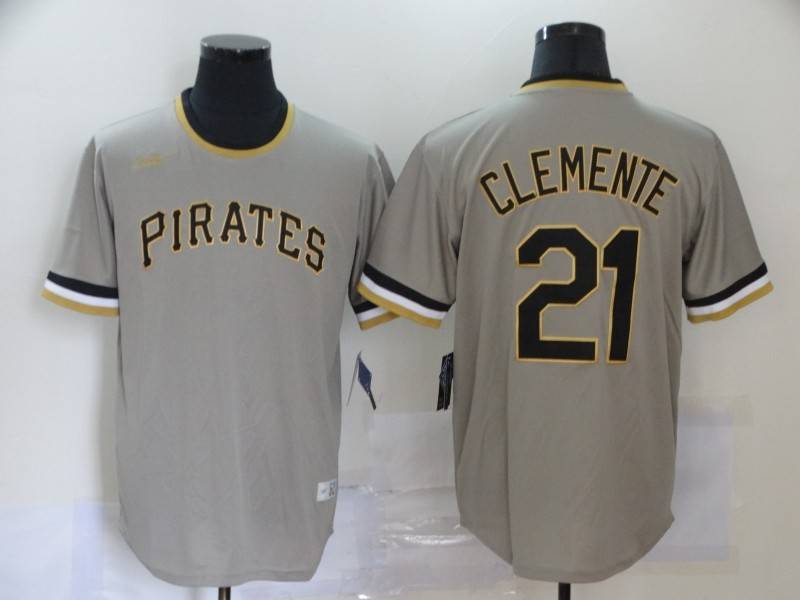Pittsburgh Pirates Grey Cooperstown Collection MLB Jersey Pittsburgh Pirates Grey Cooperstown Collection MLB Jersey