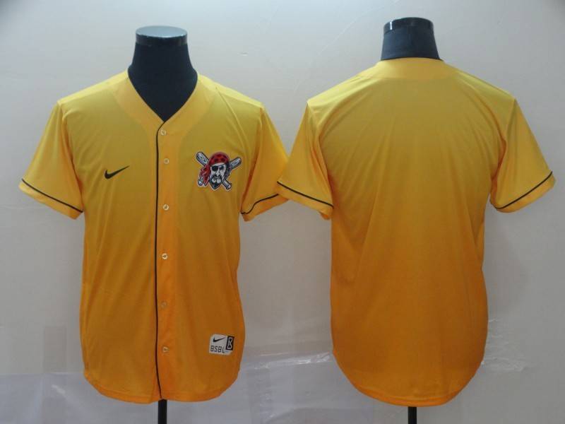 Pittsburgh Pirates Yellow Fashion MLB Jersey Pittsburgh Pirates Yellow Fashion MLB Jersey