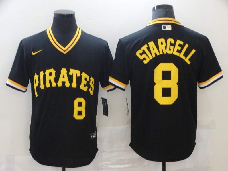 Pittsburgh Pirates Black Retro MLB Jersey 02 Pittsburgh Pirates Black Retro MLB Jersey 02