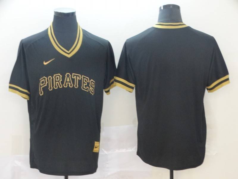 Pittsburgh Pirates Black Gold Retro MLB Jersey Pittsburgh Pirates Black Gold Retro MLB Jersey