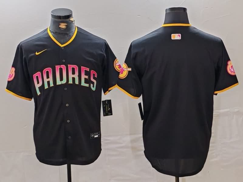 San Diego Padres Black MLB Jersey 06 San Diego Padres Black MLB Jersey 06