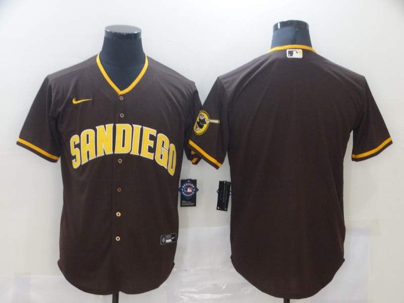 San Diego Padres Brown MLB Jersey San Diego Padres Brown MLB Jersey