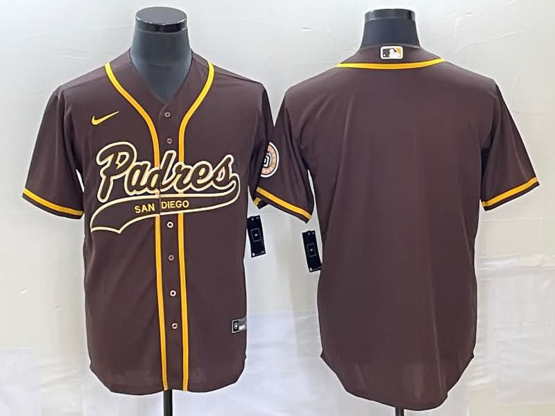 San Diego Padres Brown MLB Jersey 03 San Diego Padres Brown MLB Jersey 03