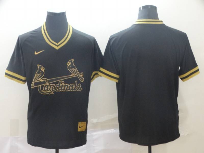 St. Louis Cardinals Black Gold Retro MLB Jersey St. Louis Cardinals Black Gold Retro MLB Jersey