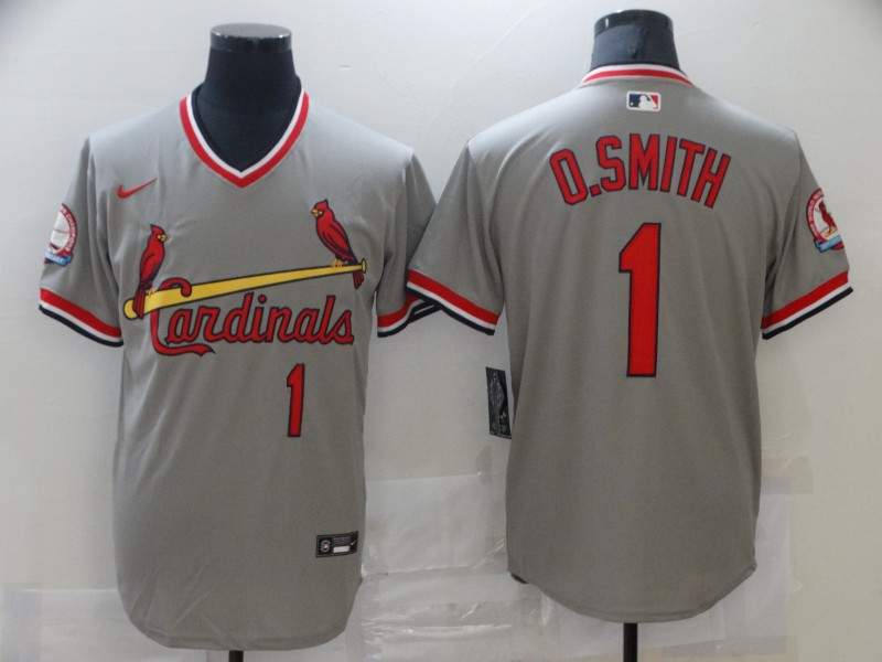 St. Louis Cardinals Grey Retro MLB Jersey St. Louis Cardinals Grey Retro MLB Jersey