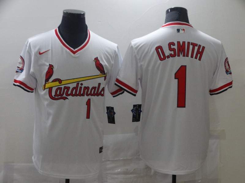 St. Louis Cardinals White Retro MLB Jersey St. Louis Cardinals White Retro MLB Jersey