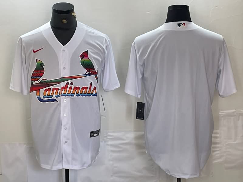 St. Louis Cardinals White MLB Jersey 02 St. Louis Cardinals White MLB Jersey 02