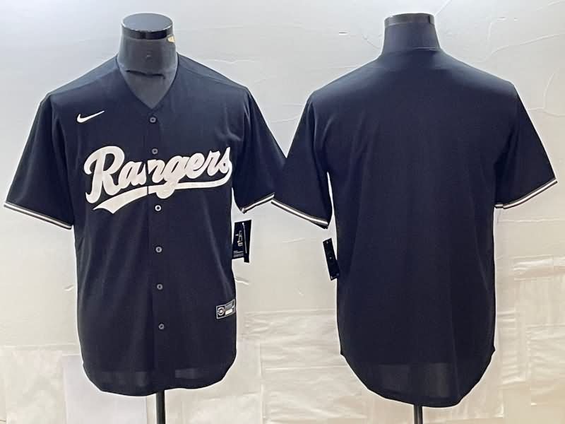 Texas Rangers Black MLB Jersey Texas Rangers Black MLB Jersey