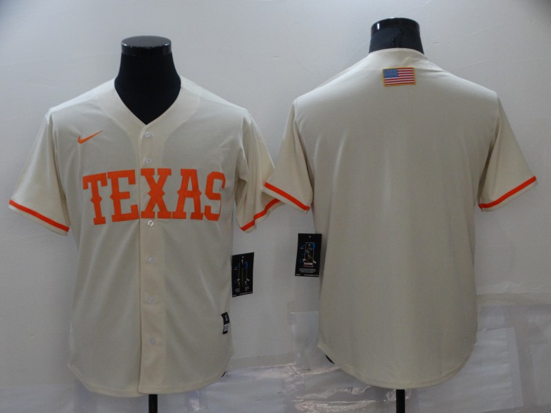 Texas Rangers Cream MLB Jersey Texas Rangers Cream MLB Jersey