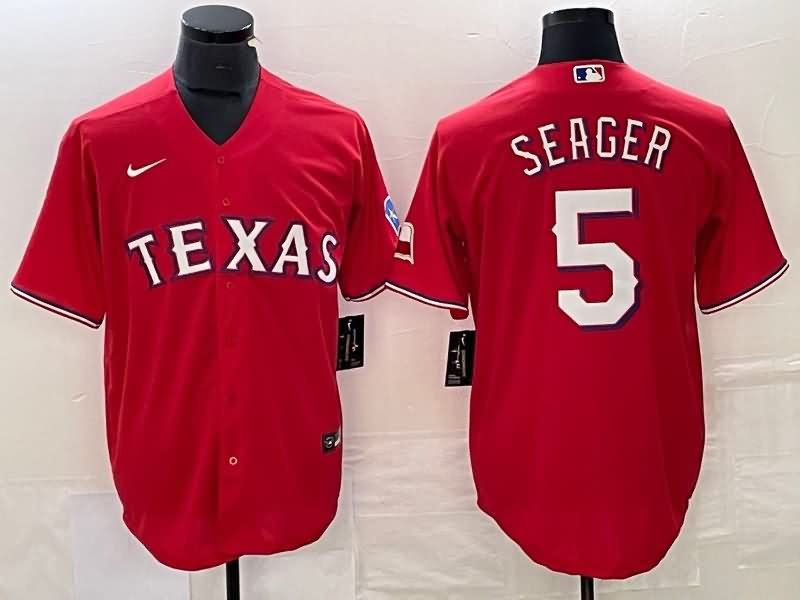 Texas Rangers Red MLB Jersey