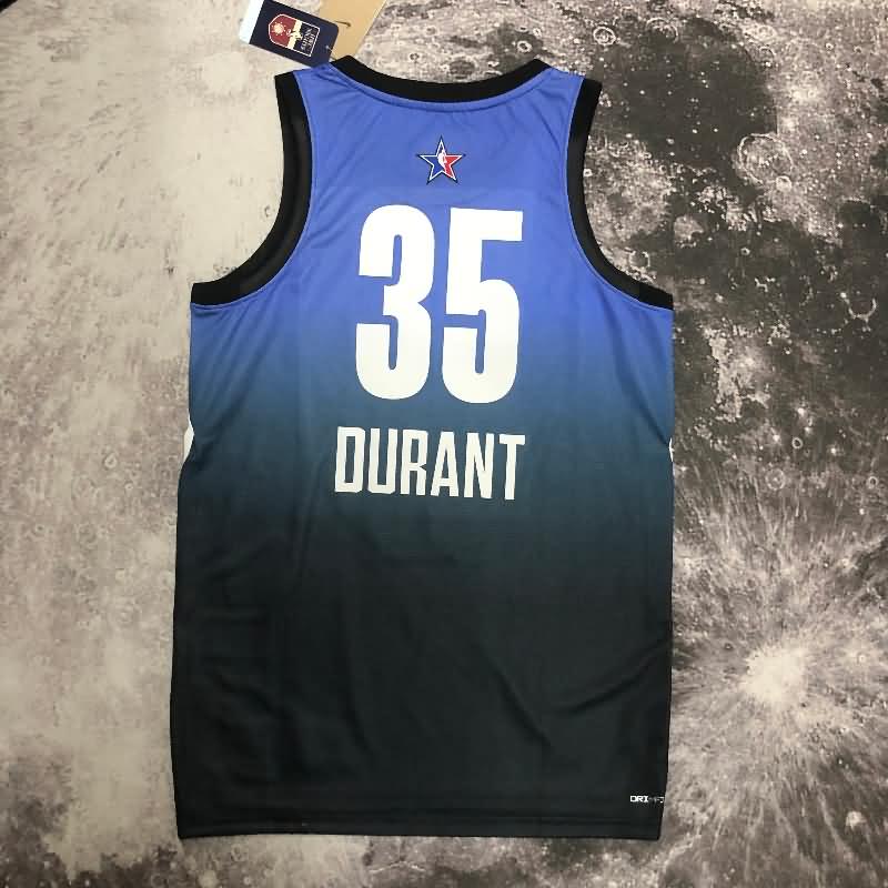 ALL-STAR 2023 Blue Basketball Jersey (Hot Press)