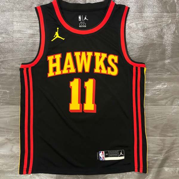 Atlanta Hawks 20/21 Black AJ Basketball Jersey (Hot Press) Atlanta Hawks 20/21 Black AJ Basketball Jersey (Hot Press)